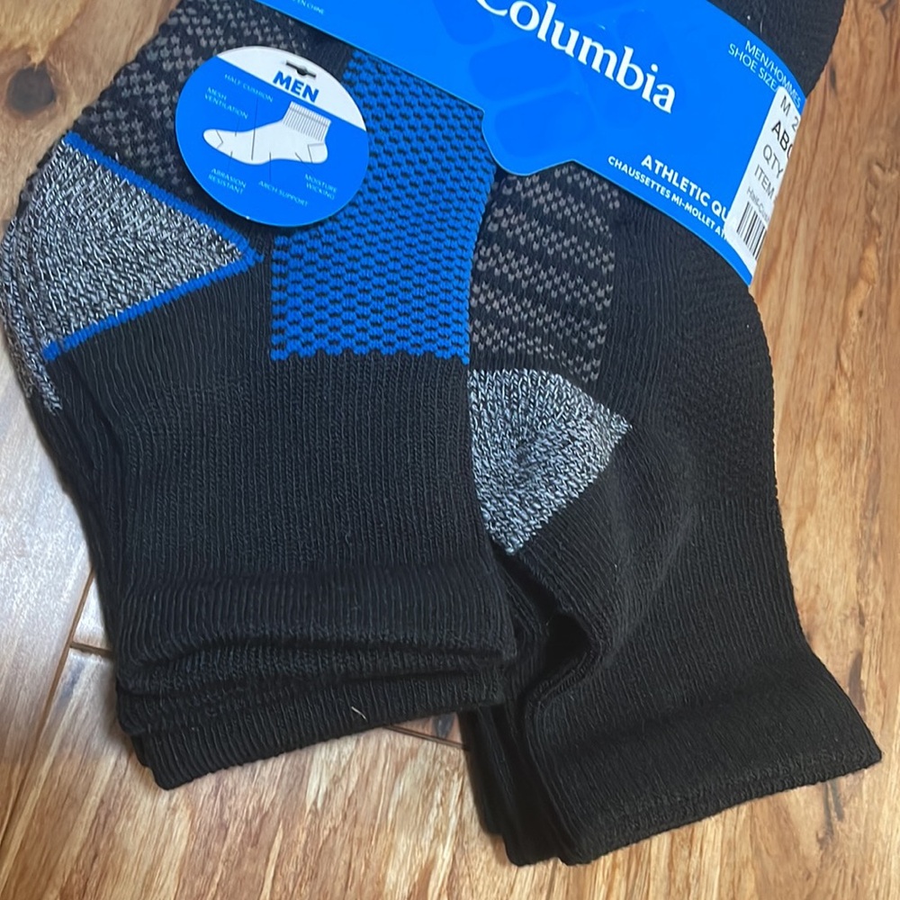 Columbia 6 Pairs Athletic Quarter Socks - Picture 4 of 6